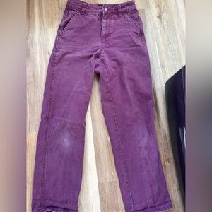 Dickies Women's Straight Leg Jeans - Purple